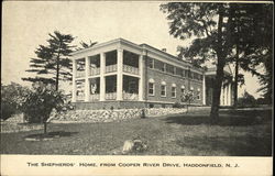 The Shepherd's Home from Cooper River Drive Haddonfield, NJ Postcard 