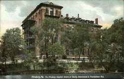 The Pittsburg Hospital, Sisters of Mercy Pittsburgh, PA Postcard 