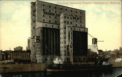 Grain Elevators Montreal, QC Canada Quebec Postcard Postcard