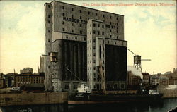 Grain Elevators Postcard