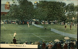 Tennis Newport, RI Postcard Postcard