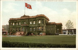 The Home of Canadian Club Whisky, Distillery Offices, North Front Postcard