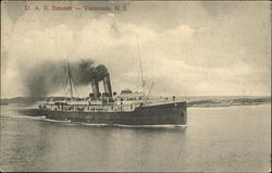 D.A.R. Steamer - Yarmouth, N.S. Postcard