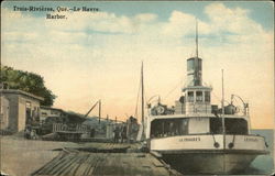 The Harbor Trois Rivieres, QC Canada Quebec Postcard Postcard