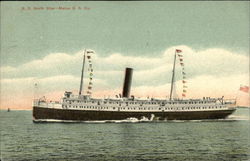 S.S. North Star - Maine S.S. Co. Postcard