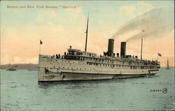 Boston and New York Steamer "Harvard" Steamers Postcard Postcard