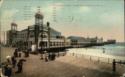 Young's Steel Pier Postcard