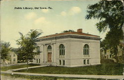 Public Library Postcard