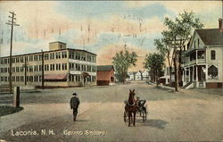 Casino Square Laconia, NH Postcard Postcard