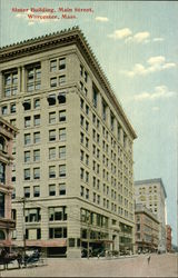 Slater Building, Main Street Postcard