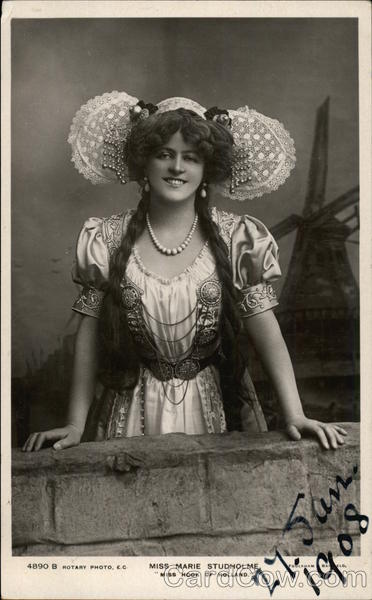 Miss Marie Studholme, Miss Hook of Holland Actresses