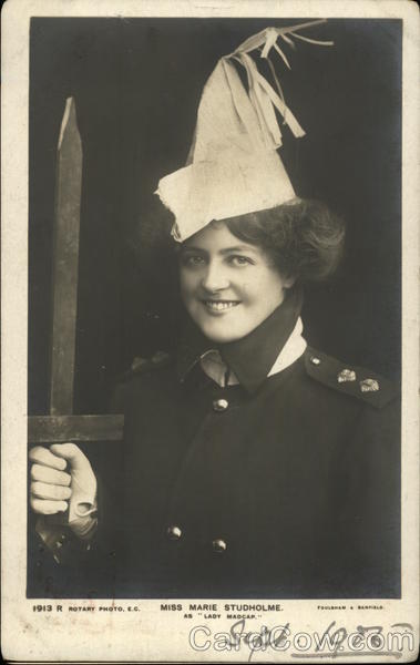 Miss Marie Studholme as Lady Madcap Actresses