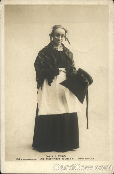 Dan Leno as Mother Goose Actors