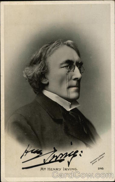 Mr. Henry Irving, Autographed Actors