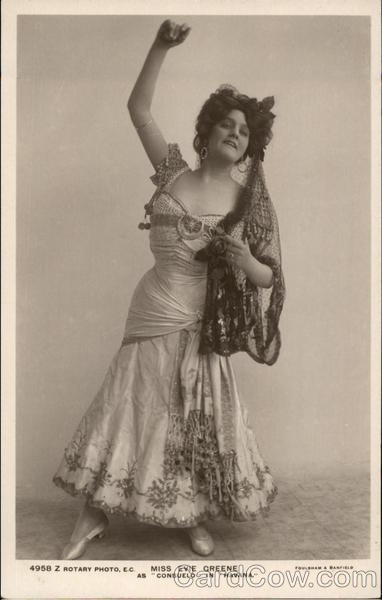Miss Evie Greene as Consuelo in Havana Actresses