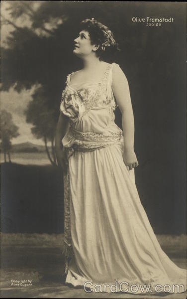 Olive Framstadt as Isolde Actresses