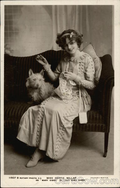 Miss Gertie Millar as Mary Gibbs in Our Miss Gibbs