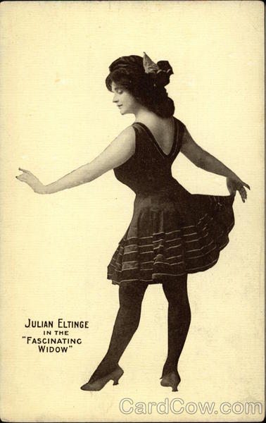 Julian Eltinge in the Fascinating Widow Actresses