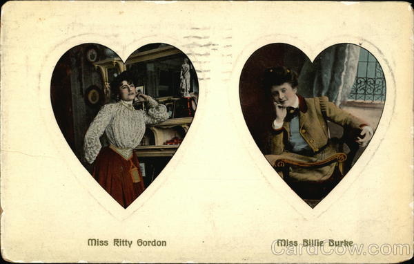 Kitty Gordon and Billie Burke Actresses