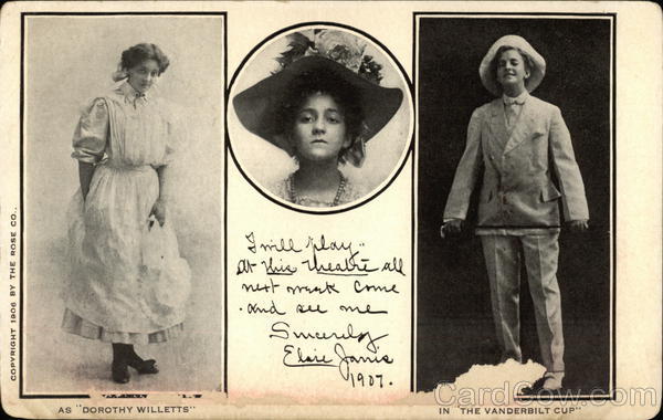 Elsie Janis as Dorothy Willetts in The Vanderbilt Cup
