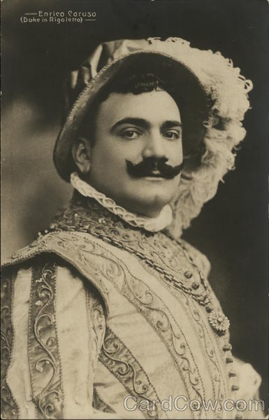 Enrico Caruso - Duke in Rigoletto Opera