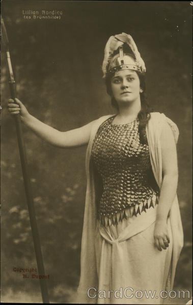 Lillian Nordica as Brunnhilde Opera