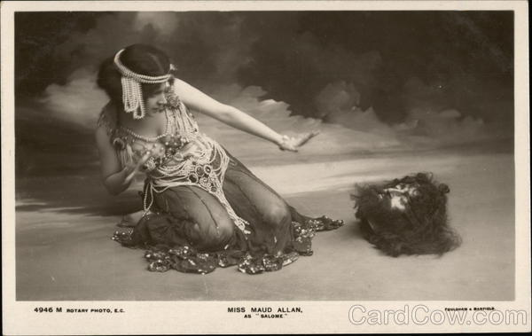 Miss Maud Allan as Salome Actresses