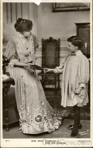 Miss Irene Vanbrugh & Miss Iris Hawkins Actresses