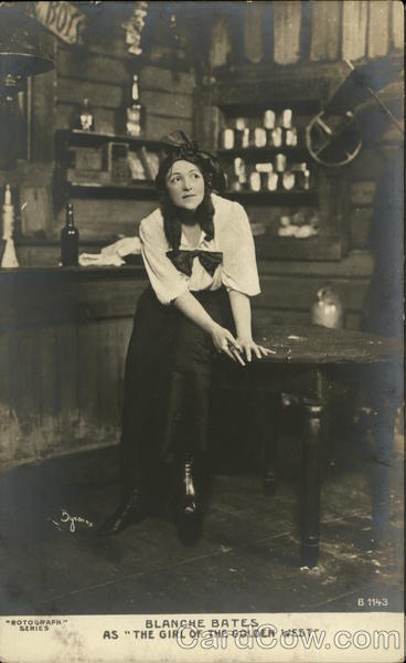 Blanche Bates as The Girl of the Golden West Actresses