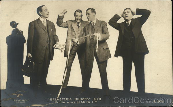 Brewster's Millions, Act II Polite Wins at 40 to 1