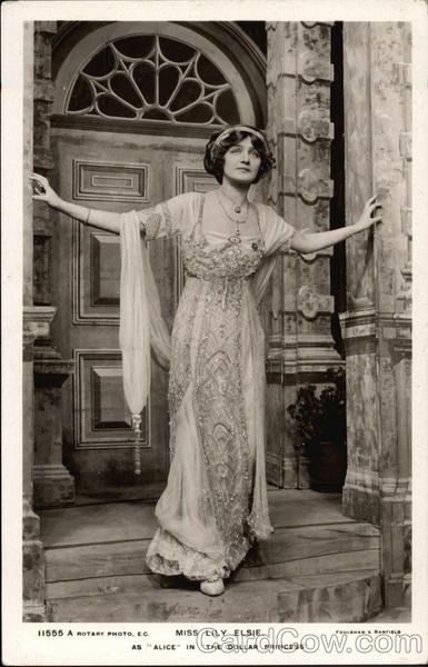 Lily Elsie as Alice in The Dollar Princess Actresses