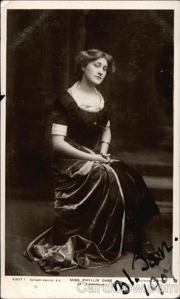 Miss Phyllis Dare as Cinderella Actresses