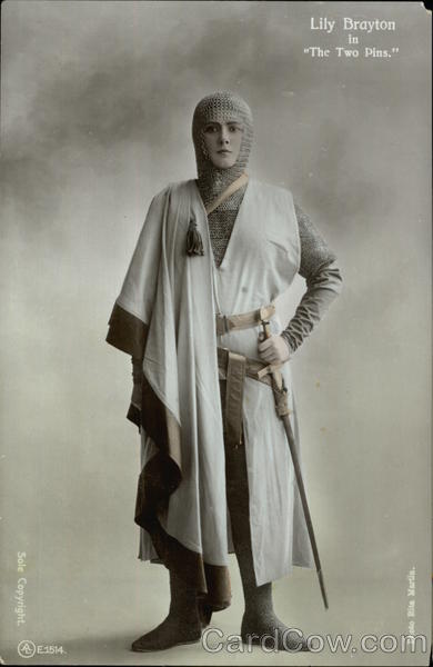 Lily Brayton in The Two Pins Actresses