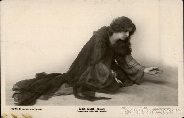 Miss Maud Allan - Chopin's Funeral March Actresses