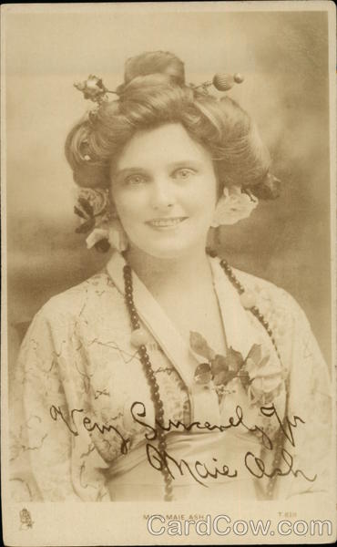 Miss Maie Ash - Signed Actresses