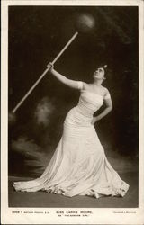 Carrie Moore as "The Sandow Girl" Postcard