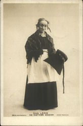 Dan Leno as Mother Goose Postcard