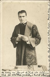 William Gillette Postcard