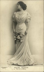 Pauline Frederick in "The Girl in White" Postcard