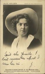 Alice Nielsen Postcard