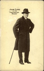 Julian Eltinge in the "Fascinating Widow" Postcard