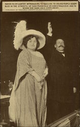San Francisco Mayor P.H. McCarthy & Opera Singer Luisa Tetrazzini Postcard