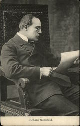 Richard Mansfield Postcard