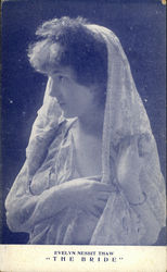 Evelyn Nesbit Thaw, "The Bride" Postcard