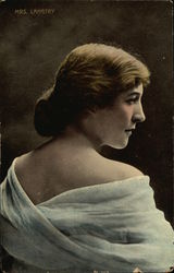 Mrs.Langtry Actresses Postcard Postcard