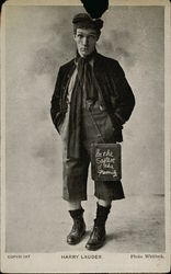 Harry Lauder Postcard