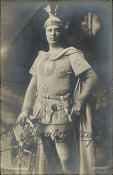 Opera: K. Kammersanger in "Lohengrin" Postcard Postcard