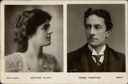 Gertrude Elliott Forbes Robertson Postcard