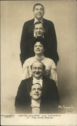 Hattie Williams and Company in "The Little Cherub" Postcard
