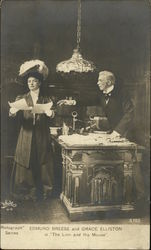 Edmund Breese and Grace Elliston in "The Lion and the Mouse" Postcard